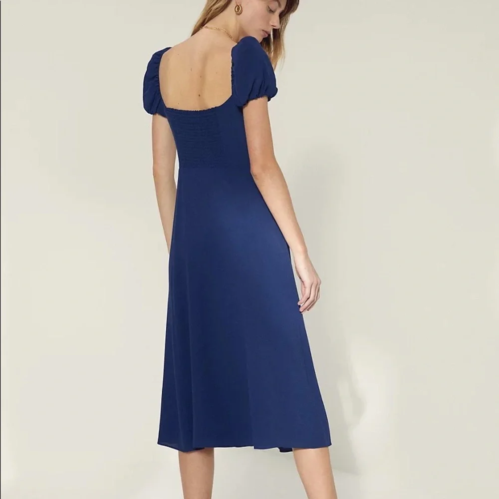 Aritzia Wilfred Pandora Dress Navy size 0 NWT - Picture 3 of 7